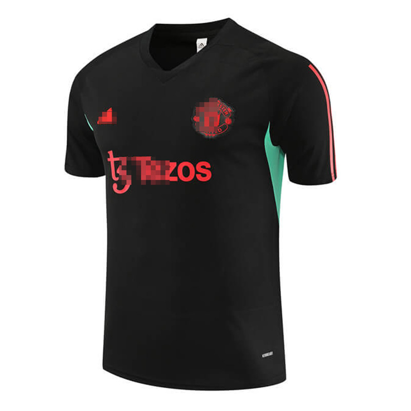 Camiseta de Entrenamiento de Manchester United 2023/2024 Negro/Verde